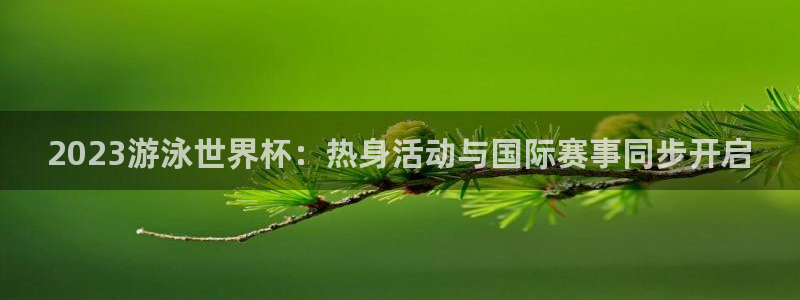 欧洲世界杯预选赛:2023游泳世界杯:热身活动与国际赛事同步开启